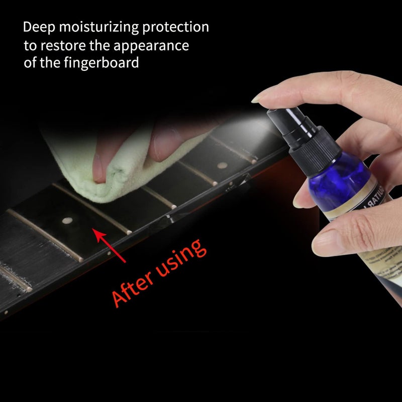 ROFFEE Store 60ml Lemon Oil, Guitar Fretboard Care/Cleaning/Polishing Accessories, Fretboard Cleaner for Guitar, Bass, Ukulele - Image 2